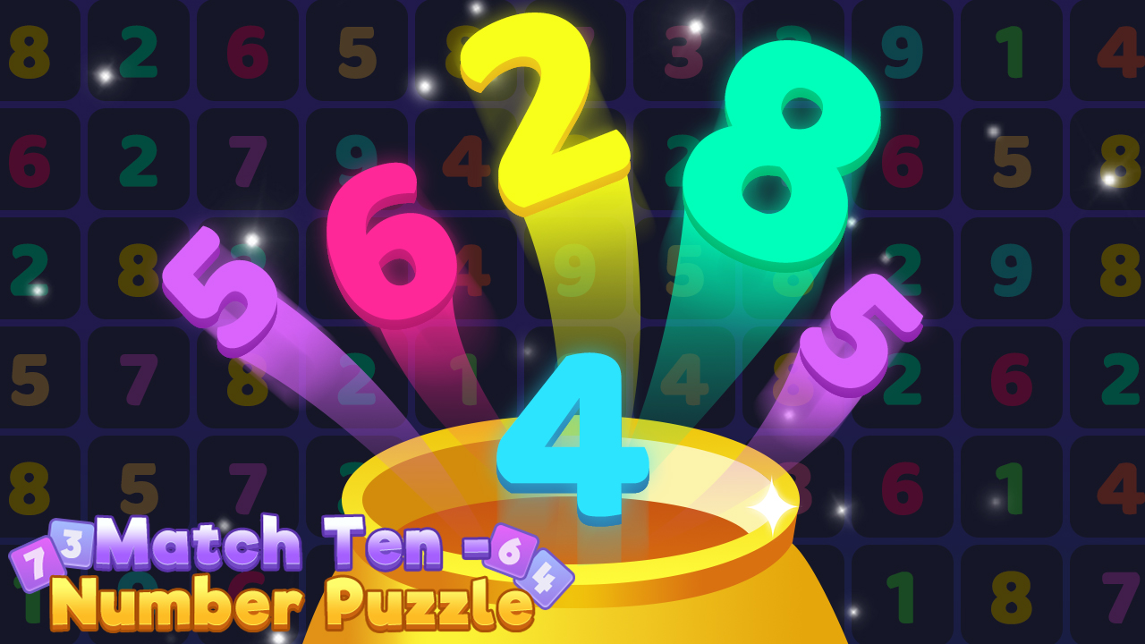 Image Match Ten Number Puzzle